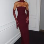 Yulia Maxi Dress - Cherry Lacquer - Image 6