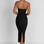 Amore Midi Dress - Black - Image 3