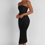Amore Midi Dress - Black - Image 4