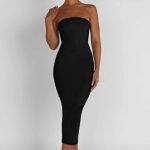 Amore Midi Dress - Black - Image 5