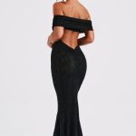 Stephanie Maxi Dress - Black - Image 4