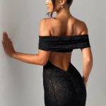 Stephanie Maxi Dress - Black - Image 7