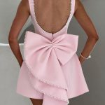 Carrie Mini Dress - Blush - Image 4