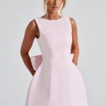Carrie Mini Dress - Blush - Image 8