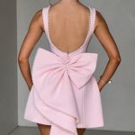Carrie Mini Dress - Blush - Image 11