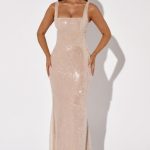 Corinne Maxi Dress - Nude