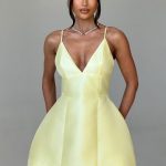 Nicole Mini Dress - Lemon