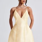 Nicole Mini Dress - Lemon - Image 7