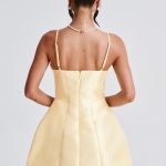 Nicole Mini Dress - Lemon - Image 8