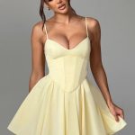 Analeigh Mini Dress - Lemon