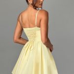 Analeigh Mini Dress - Lemon - Image 3