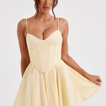 Analeigh Mini Dress - Lemon - Image 7