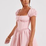 Penelope Mini Dress - Blush - Image 4