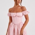 Penelope Mini Dress - Blush - Image 10