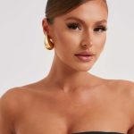 Large Fayth Earrings - Gold - Image 2