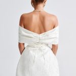 Raquel Mini Dress - Ivory - Image 4