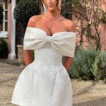Raquel Mini Dress - Ivory - Image 7