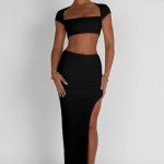 Adorn Maxi Skirt - Black - Image 6