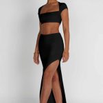 Adorn Maxi Skirt - Black - Image 7