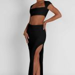 Adorn Maxi Skirt - Black - Image 8