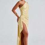 Ariel Maxi Dress - Lemon - Image 4
