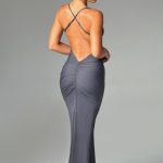 Zelda Maxi Dress - Charcoal - Image 2