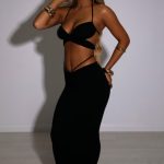 Leticia Maxi Skirt - Black - Image 4