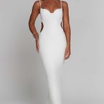 Celine Maxi Dress - White - Image 4
