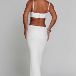 Celine Maxi Dress - White - Image 5
