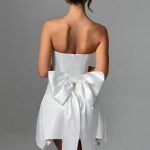 Freja Mini Dress - Ivory - Image 2