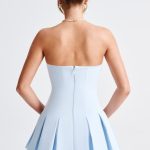 Bryony Mini Dress - Blue - Image 3