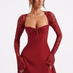 Jacinta Mini Dress - Red - Image 6