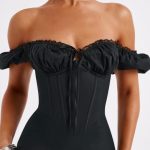 Courtney Midi Dress - Black - Image 6
