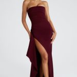 Zafira Maxi Dress - Cherry Lacquer