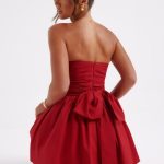 Katrina Mini Dress - Red - Image 7