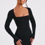Priya Mini Dress - Black - Image 5