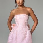 Elenora Mini Dress - Blush - Image 14