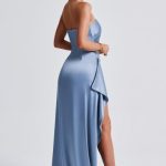 Tian Maxi Dress - Dusty Blue - Image 4