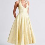 Effie Midi Dress - Lemon - Image 5