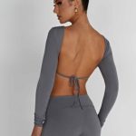 Sahra Top - Charcoal - Image 2